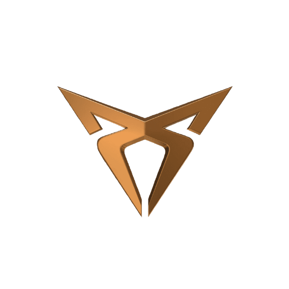 Cupra logo for automotive visual products and dealership supplies