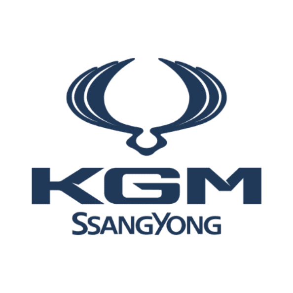 KGM SsangYong logo for automotive visual supplies.