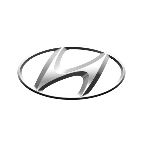 Hyundai logo for automotive visual supplies and dealership branding.