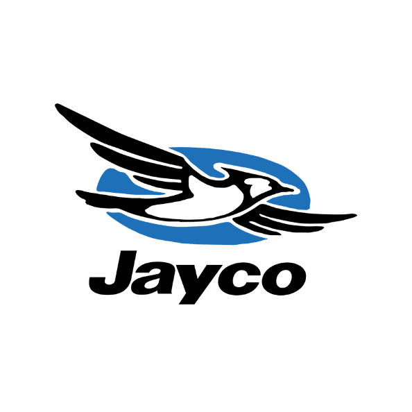 Jayco logo for automotive visual products and franchise dealers.