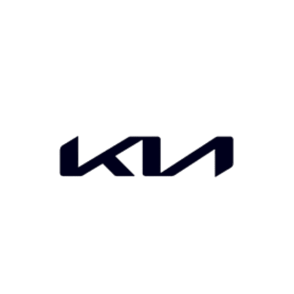 Kia logo for automotive visual products and dealership supplies