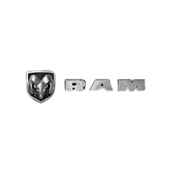 Ram logo for automotive visual products and dealership supplies